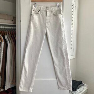 Agolde 90s Pinch Waist Straight Leg Denim in Drum